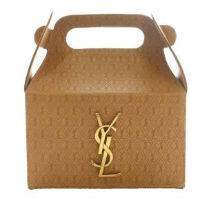 テイクアウェイ ボックス ハンドバッグ ジタブルタニンレザー ブラウン