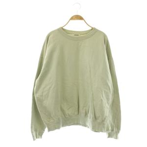 SUPER HIGH GAUGE SWEAT BIG P/O カットソー スウェット 長袖 4 ライトカーキ