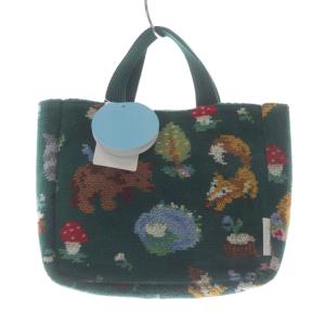 インザフォレスト バッグインミニトート ハンドバッグ 緑 グリーン /SR SH