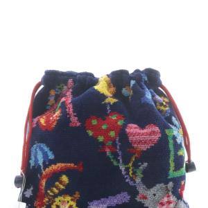 FEILER ジョイフル 巾着袋 紺 ネイビー /SR SH