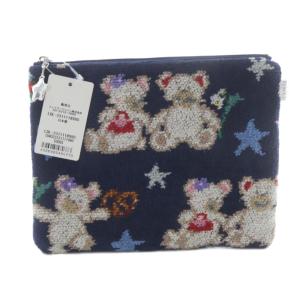 リーベ&リリア フラットポーチ 紺 ネイビー /SR SH