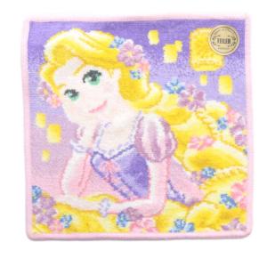 ディズニーコレクション ラプンツェル ハンカチ 紫 パープル ピンク /SR SH