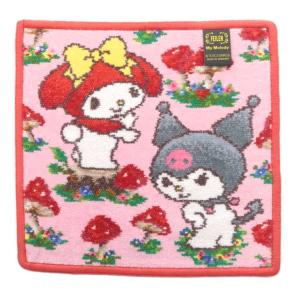 FEILER サンリオ マイメロディ クロミ ハンカチ ピンク 赤 レッド /SR SH