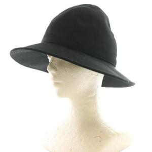 Yohji Yamamoto POUR HOMME フェドラハット ウール 3 黒 ブラック HE-H09-100 /SS OS A