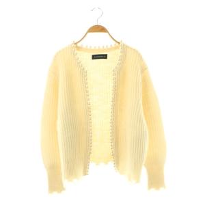MB224-8012 PEARL DAMAGE CARDIGAN ウール S