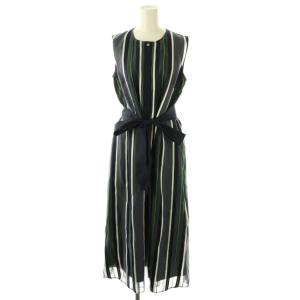 シアーストライプJQワンピース ロング ノースリーブ 38 マルチカラー /DF OS