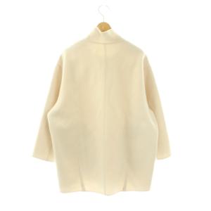 23区 vingt-trois 24AW ウールリバー スタンドカラーコート 38 ライトベージュ