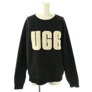 ロゴスウェット トレーナー 長袖 裏起毛 コットン M 黒 1123718 /NR OS