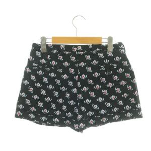 miumiu 総柄 ショートパンツ タック 40 ブラック /DF OS