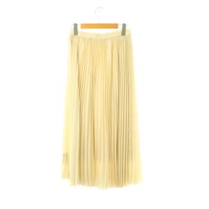 theory luxe 25SS PILIL REFINED PLEATS プリーツスカート ロング フレア 38 アイボリー