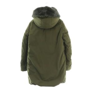 WOOLRICH SLOBEIENA別注 COCOON ダウンコート M カーキ チャコールグレー