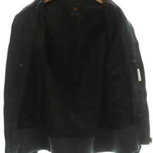 SCYE BASICS カシミヤ混 MA-1 ボンバージャケット ブルゾン 38 ダークグレー /DF OS