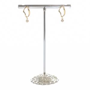 ポスト K18 ビジューピアス 925 ゴールド色 /SR