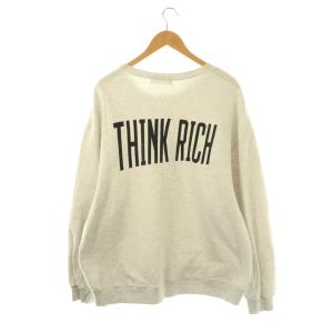 アパルトモン PRINT SWEAT PULLOVER プルオーバー スウェット トレーナー ライトグレー