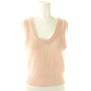 BRUSHED SUPER KID MOHAIR KNIT TANK ニット セーター ノースリーブ モヘヤ