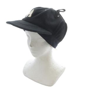 A CAP フリースキャップ2019 帽子 M 黒 ブラック /SR SH