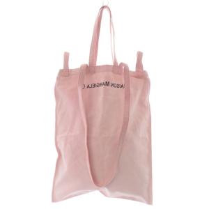 MM6 キャンバス 2WAYトートバッグ ハンドバッグ ピンク /SR SH