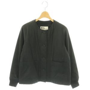 ノーカラージャケット 中綿ジャケット 2 ブラック /DF OS