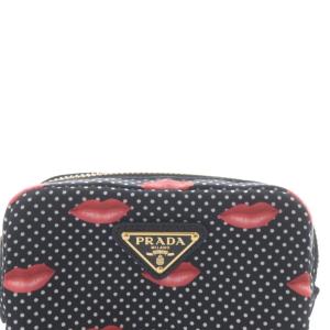 PRADA プリントRe-Nylon ポーチ ブラック 1ND339