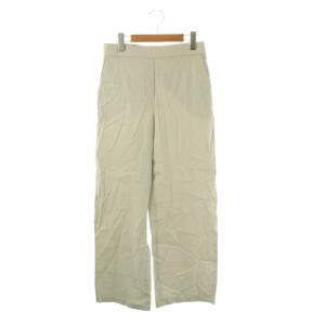 24SS CRISP LINEN ZENA ワイドパンツ リネン 038 グレー /ES OS