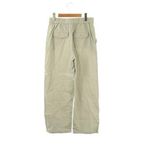 theory luxe 24SS CRISP LINEN ZENA ワイドパンツ リネン 038 グレー /ES OS