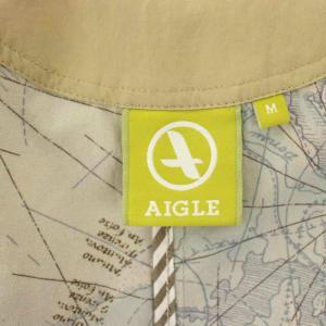 AIGLE トレンチコート フード付き M ベージュ /ES OS
