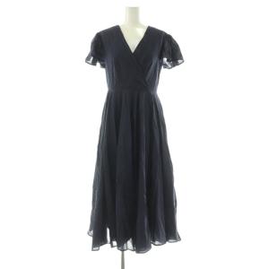 マドモアゼルのドレス ワンピース ロング 36 ネイビー /DF OS