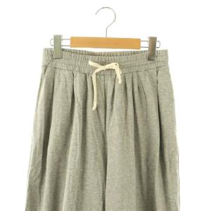 Plage 24SS SWEAT WIDE TUCK ワイドパンツ スウェット 36 杢グレー /ES OS