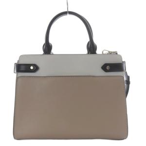 kate spade new york ハンドバッグ ショルダーバッグ 2way バイカラー レザー グレージュ ホワイト /YO9