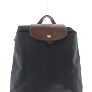 Longchamp ル プリアージュ リュックサック グレー 茶色 ブラウン /SR