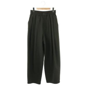 25AW T/Wストレッチトロタックパンツ テーパード 38 ダークグレー /HK OS