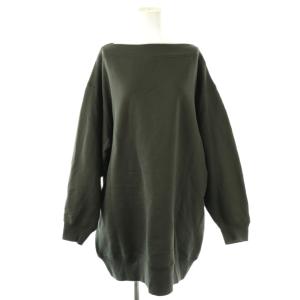 25AW オフショルスウェットミニワンピース 長袖 F チャコールグレー /HK OS