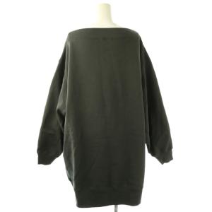 BABYLONE 25AW オフショルスウェットミニワンピース 長袖 F チャコールグレー /HK OS