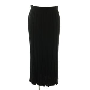 マーメイドニットスカート ロング 36 ブラック /HK OS