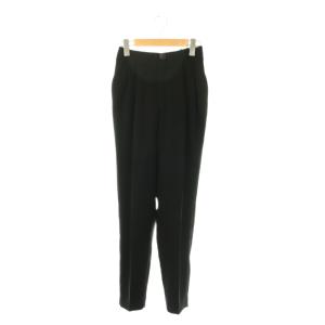 23AW ELASTIC TACK TROUSERS パンツ テーパード タック 38 ブラック /HK