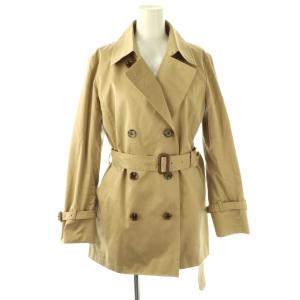 コットンギャバジンショートコート トレンチコート 38 ベージュ /ES OS