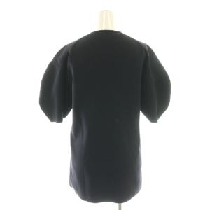 rim.ark Round form long knit tops ニット カットソー プルオーバー パフスリーブ F