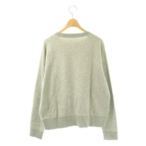 MUSE de Deuxieme Classe SEA ISLAND cotton スウェット プルオーバー 長袖 F グレー /HK OS SH