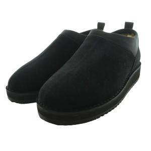 RON-SD-CMwp-MID ムートンシューズ スリッポン US6 24cm 黒 ブラック OG-443CMwp-MID