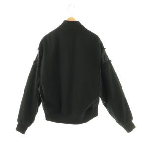 Y's 22AW Wool nylon different fabric docking bomber