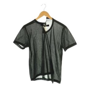 コムデギャルソン COMMEdesGARCONS AD2018 シアー切替イレギュラーヘムカットソー 半袖