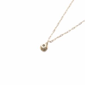 agete ネックレス K18 ダイヤ0.1ct