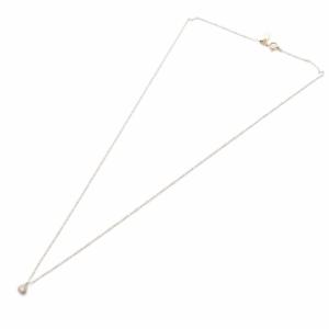 agete ネックレス K18 ダイヤ0.1ct