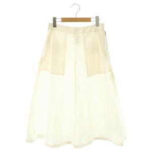 24SS FATIGUE FLARE SK L.Oz BS フレアスカート ロング 2 ホワイト /DF