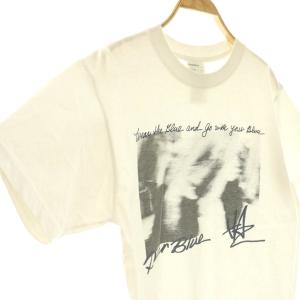 MADISONBLUE DEAR BLUE PHOTO TEE Tシャツ カットソー 半袖 M ホワイト /DF OS