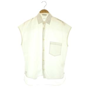 コットンノースリーブシャツ 00 ホワイト /DF OS