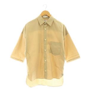 J.BRADLEY SH BROAD シャツ 七分袖 S ベージュ /HK OS