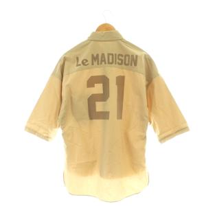 MADISONBLUE J.BRADLEY SH BROAD シャツ 七分袖 S ベージュ /HK OS