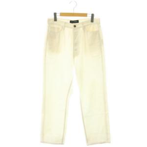 24SS SAROUEL PT L.oz BS MNS パンツ テーパードパンツ ボタンフライ 03 ホワイト