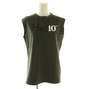HELLO NOSLEEVE TEE カットソー ノースリーブ M グレー /HK OS